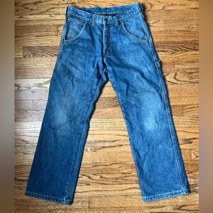 Smiths Men’s Jeans Size 32x32 Carpenter Workwear Cargo Utility Flannel Lined